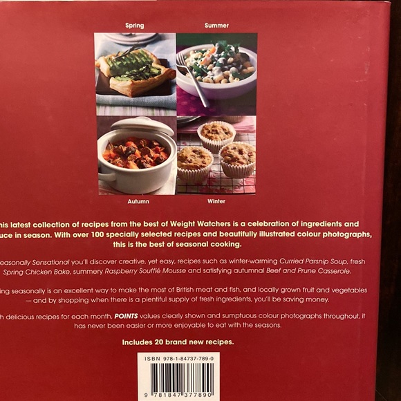 Weight Watchers Seasonally Sensational hardback Cookbook  176 pages - Picture 3 of 5